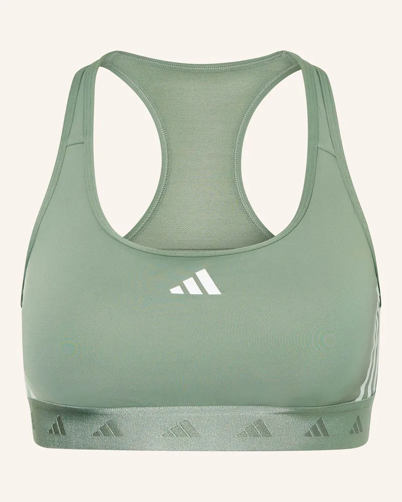 adidas Sport-Bh Performance Powerreact Hyperglam grau Hellgrün