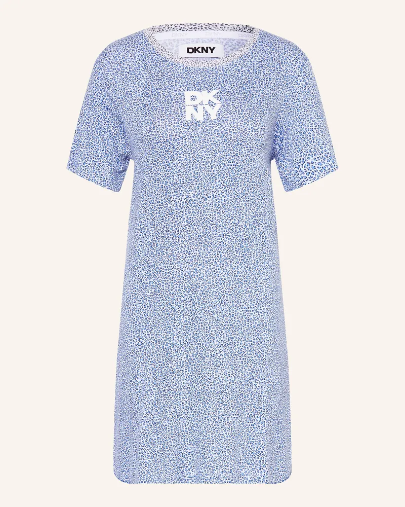 DKNY Nachthemd Easygoing Attitude blau Hellblau