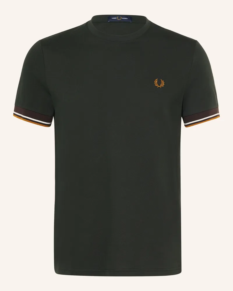 Fred Perry T-Shirt gruen Dunkelgrün