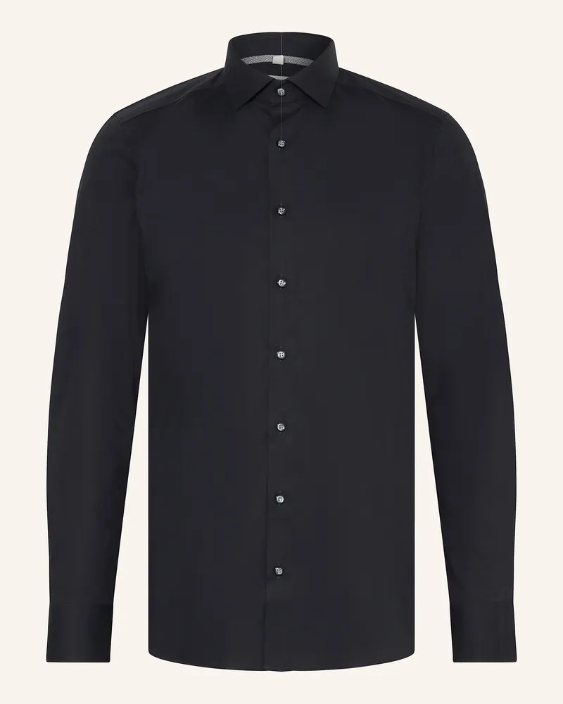 Olymp Hemd Level Five Body Fit schwarz Schwarz