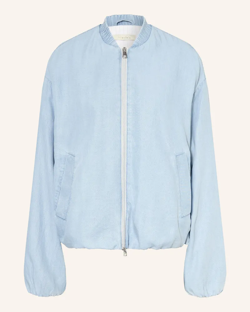 lilienfels Blouson In Jeansoptik blau Hellblau