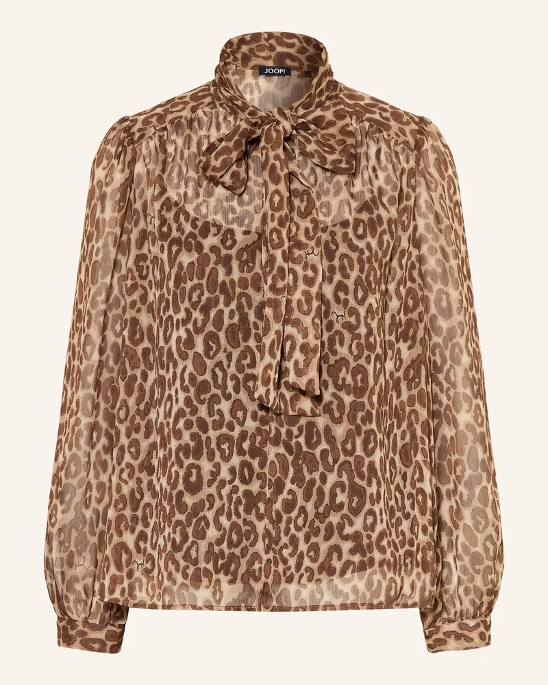 JOOP! Schluppenbluse Bettina braun Camel