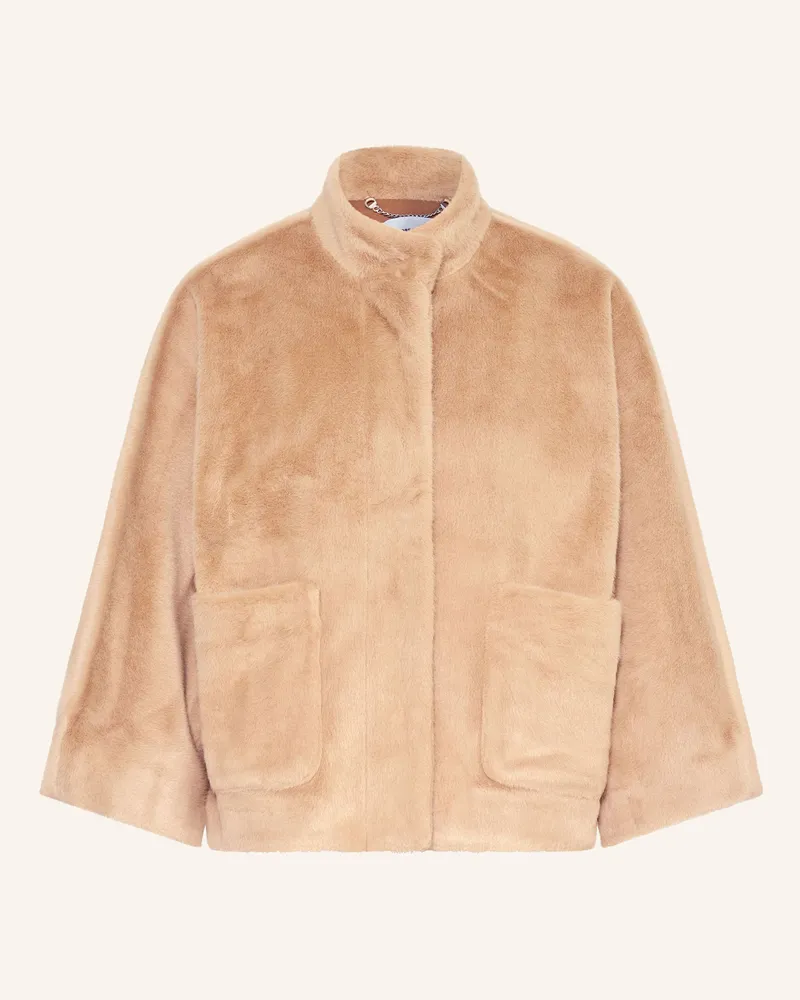 More & More Kunstfell-Jacke Camel