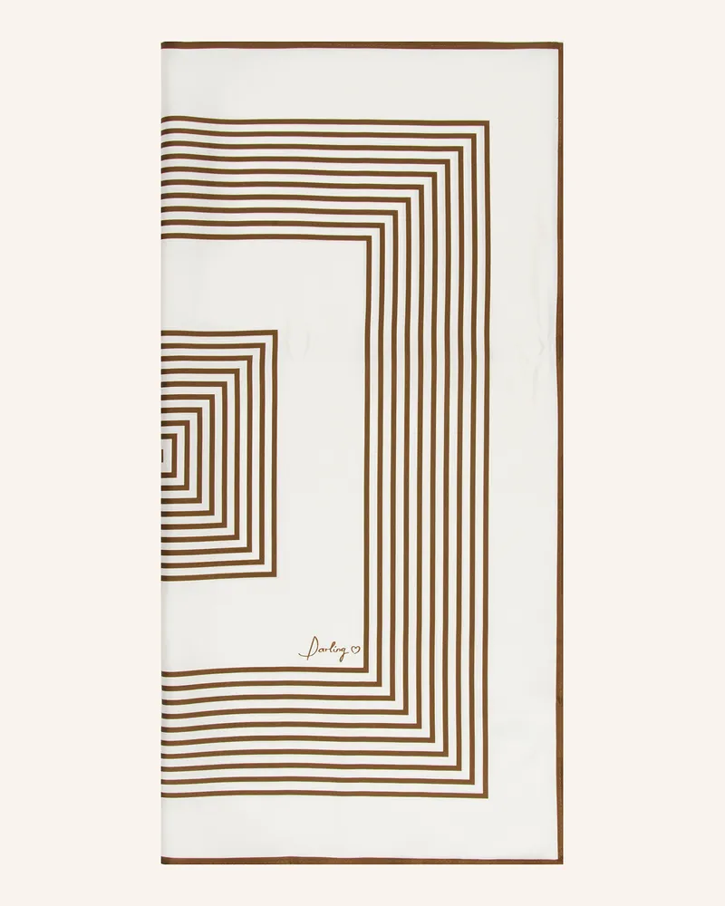 Darling Harbour Seidentuch weiss Weiss