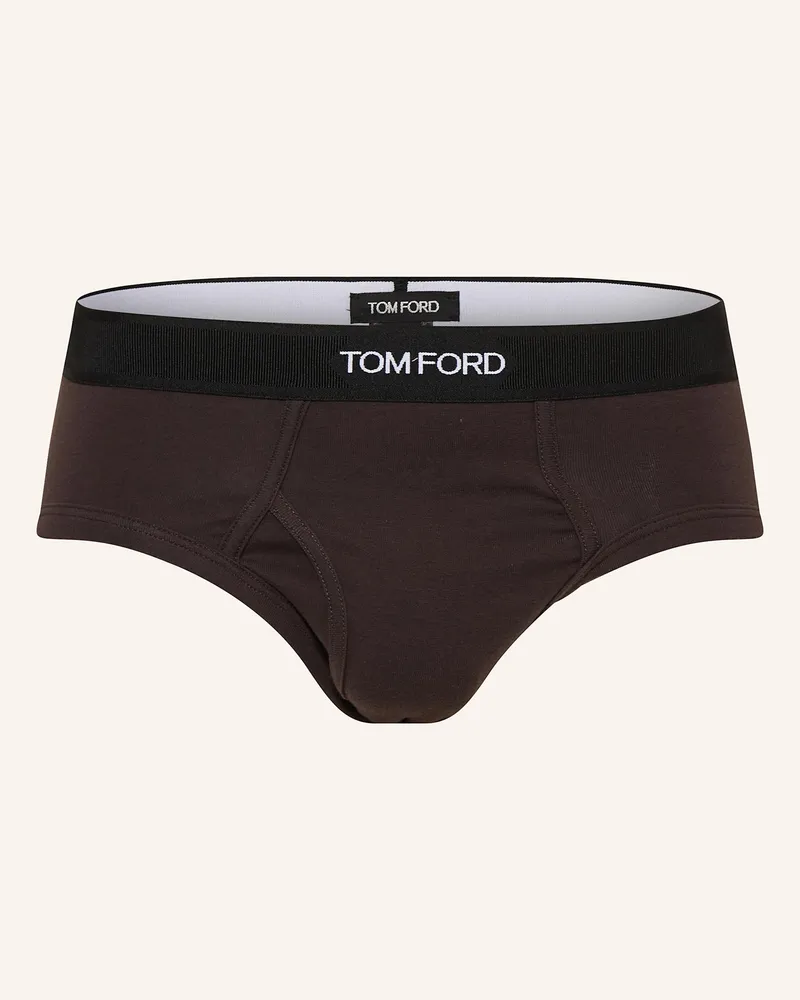 Tom Ford Slip Dunkelbraun