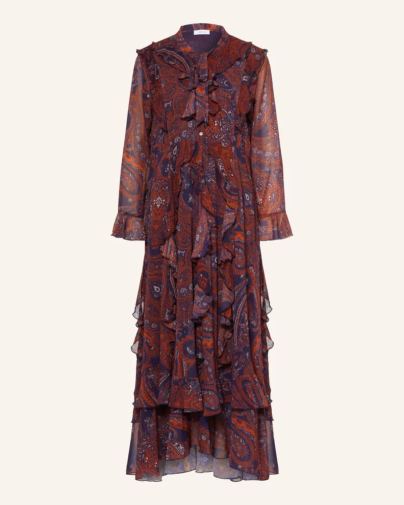 Darling Harbour Schluppenkleid Mit Volants orange Orange