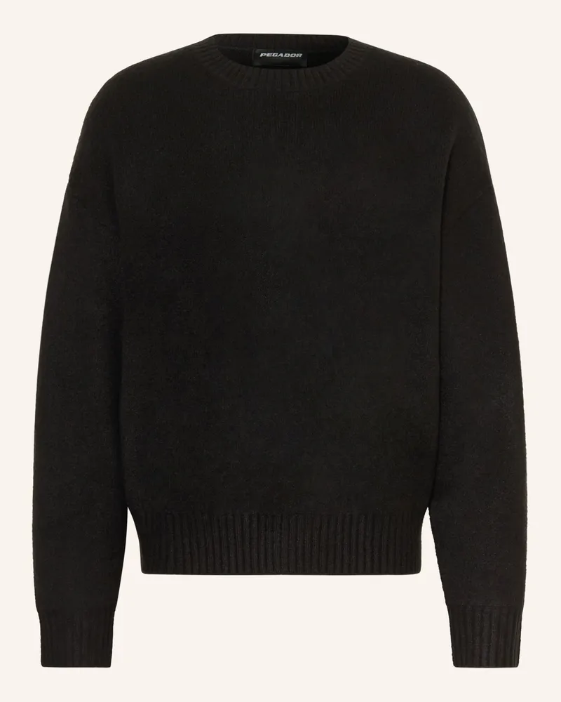 PEGADOR Oversized-Pullover Spoleto schwarz Schwarz