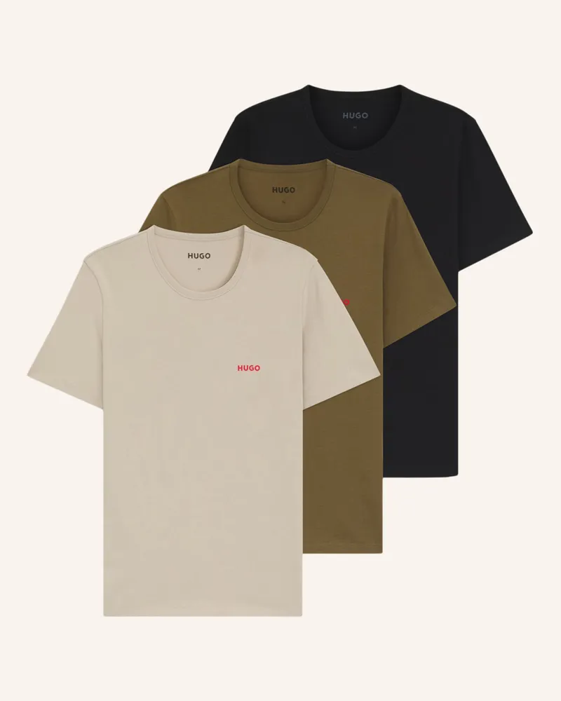 HUGO BOSS Unterwäsche Top T-SHIRT RN TRIPLET P Regular Fit Beige