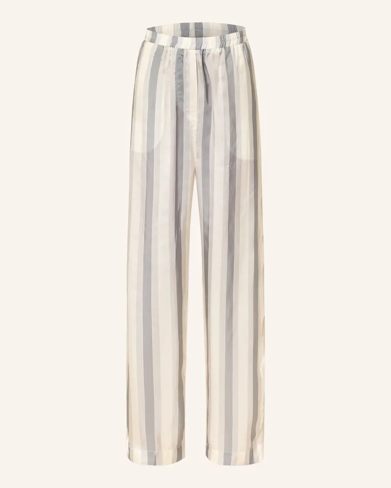 FRANKIE Shop Marlenehose Baxter Aus Satin grau Grau
