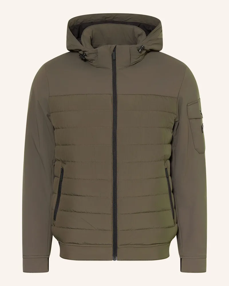Bugatti Blouson Mit Abnehmbarer Kapuze gruen Oliv