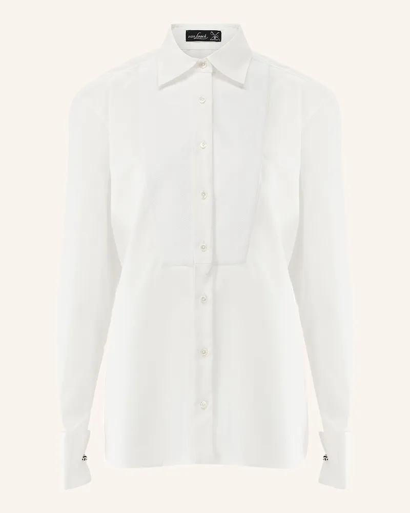 van Laack Bluse Modern Fit weiss Weiss