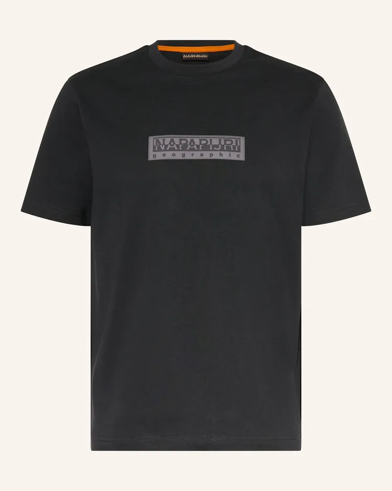 Napapijri T-Shirt Box schwarz Schwarz