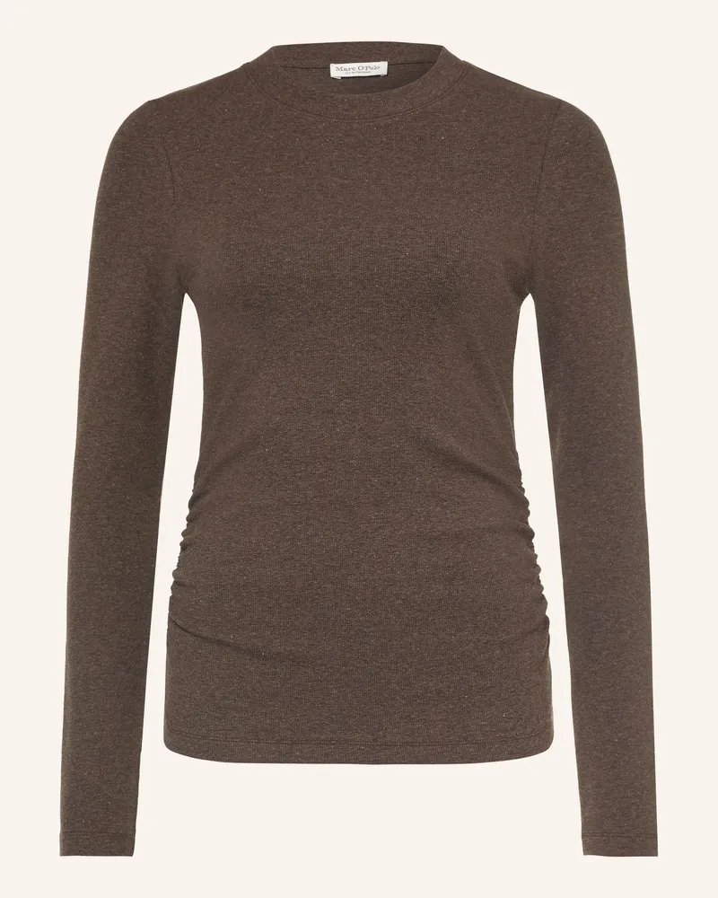 Marc O'Polo Longsleeve braun Dunkelbraun