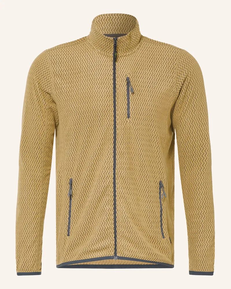 me°ru' Fleecejacke Calais gruen Beige