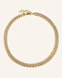 CRYSTAL HAZE Kette MEXICAN CHAIN by GLAMBOU Gold