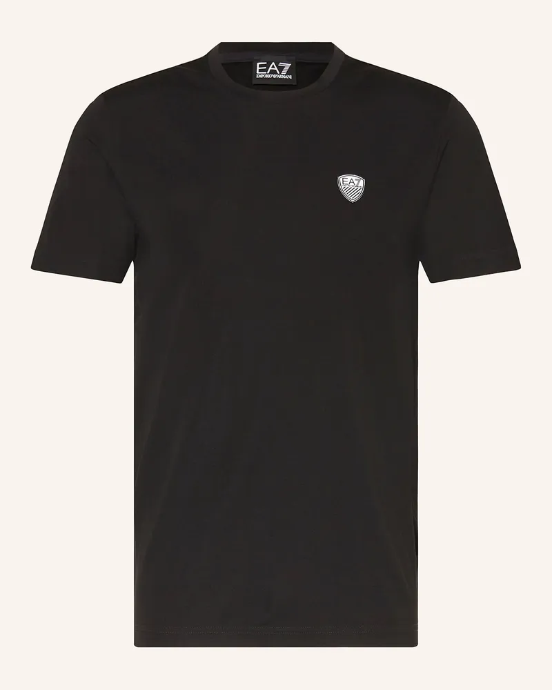 EA7 Funktionsshirt Train Premium schwarz Schwarz