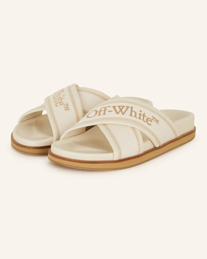 OFF-WHITE Pantoletten Cloud beige Ecru