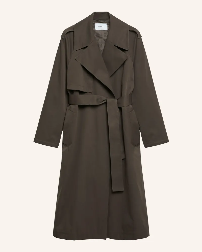 COMMA Trenchcoat braun Dunkelbraun