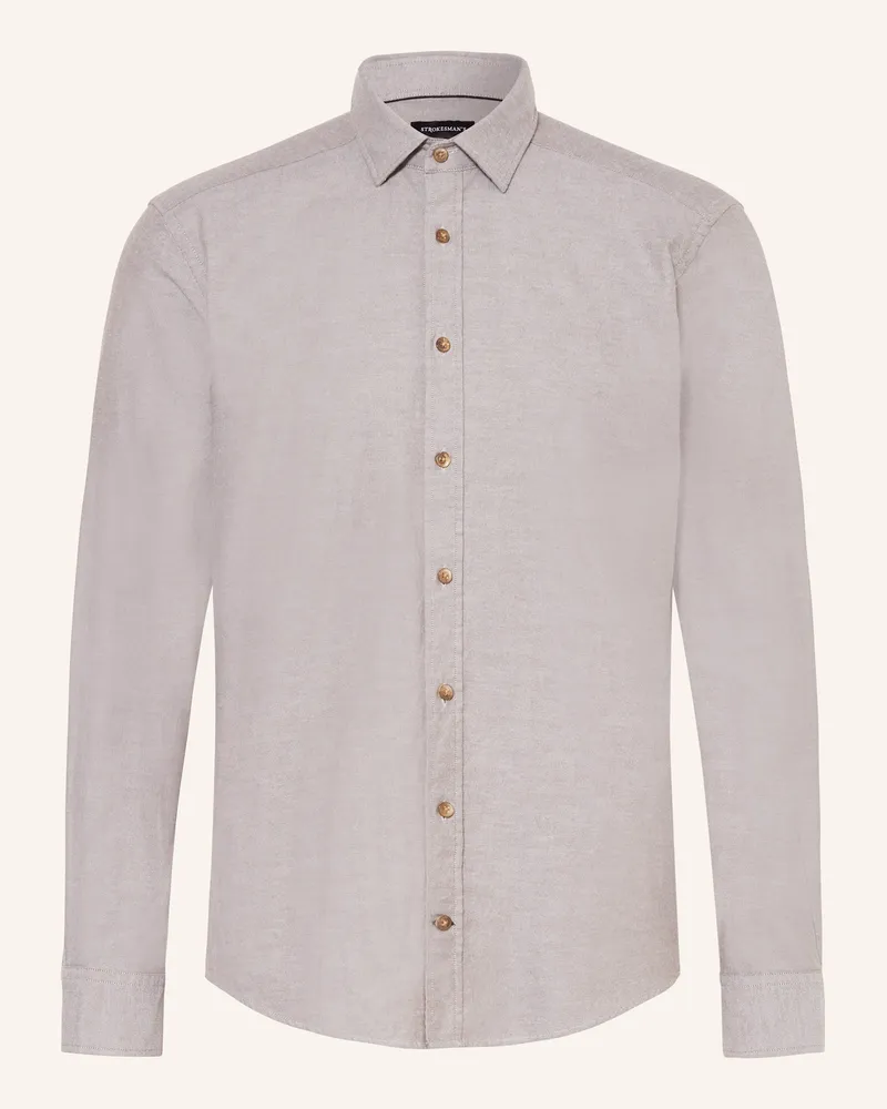 Strokesman's Hemd Regular Fit Oliv