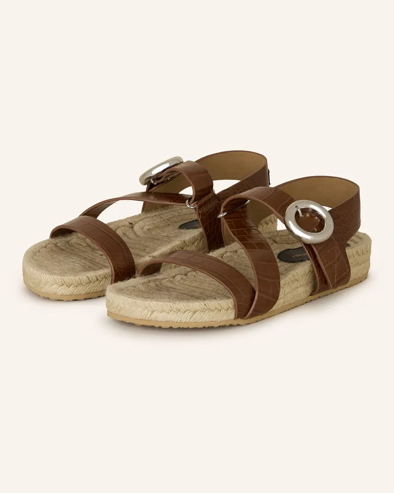 Stella McCartney Sandalen GAIA COCCO ALT REPTILE Braun