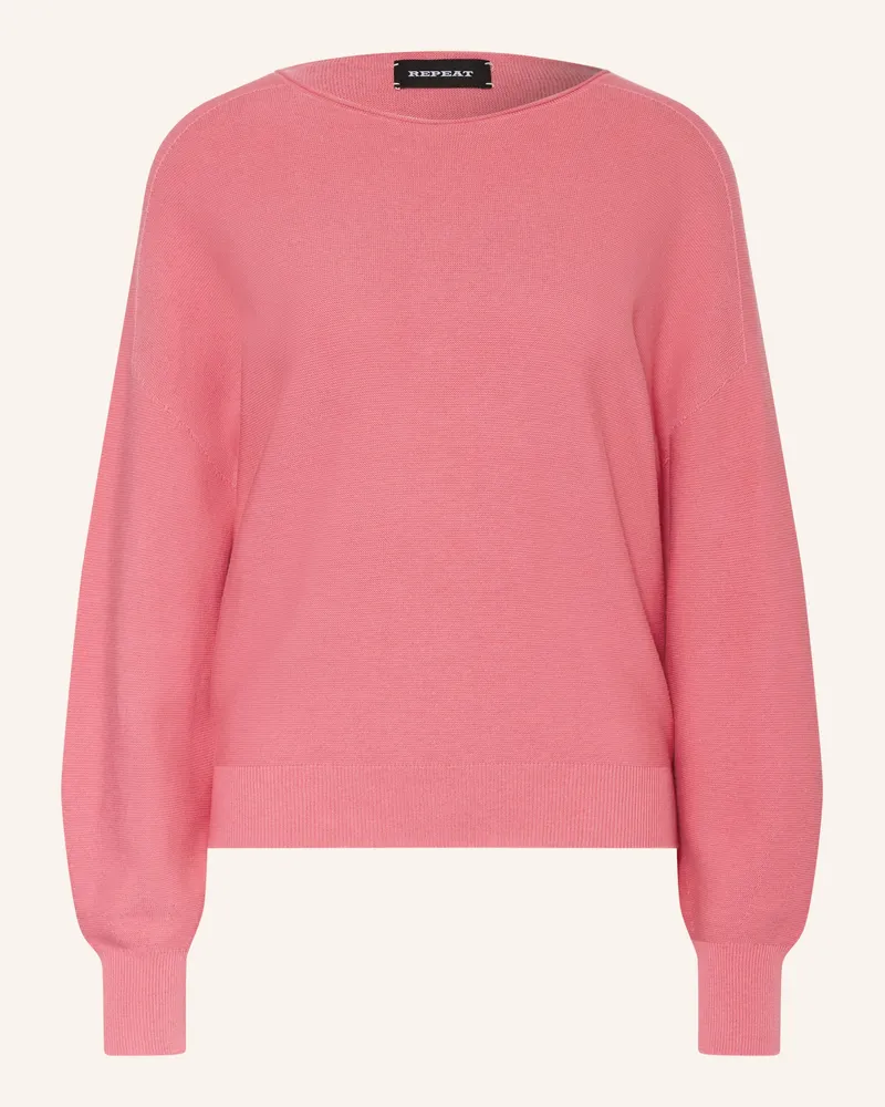 Repeat Pullover pink Hellrot