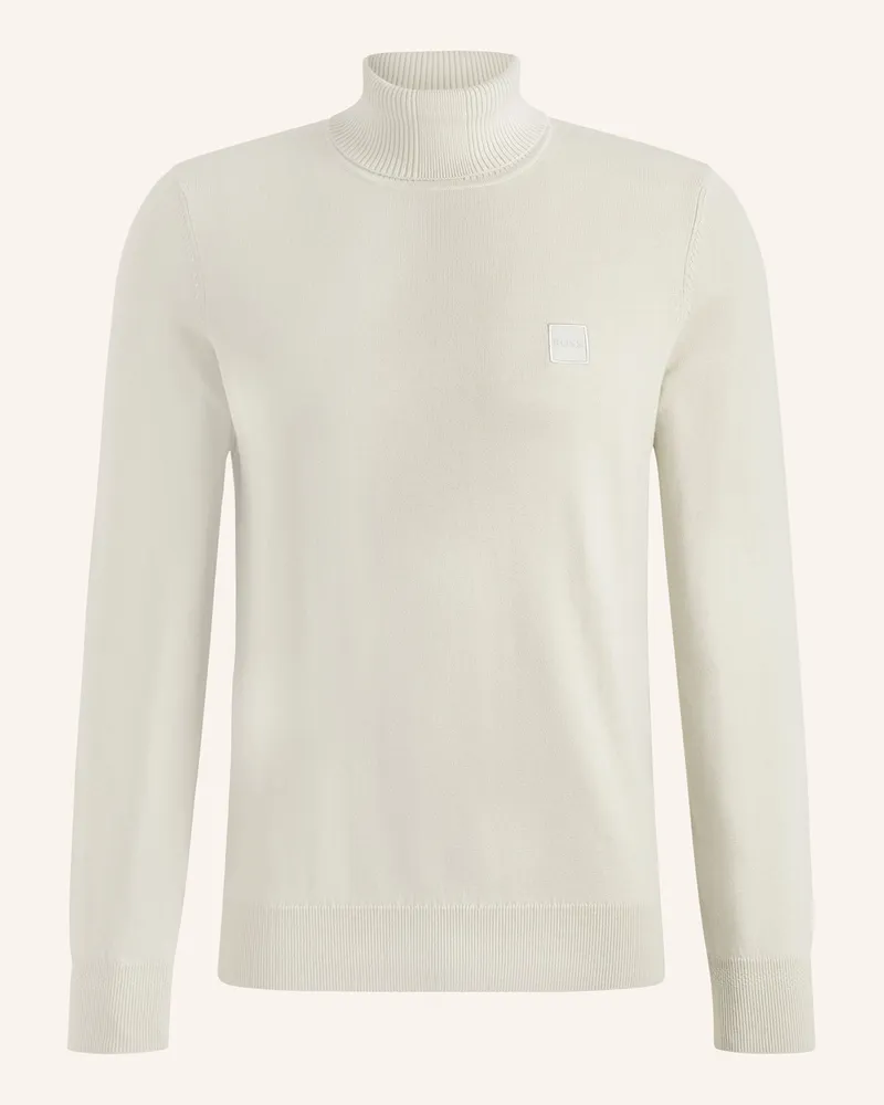 HUGO BOSS Rollkragenpullover Akiro beige Beige