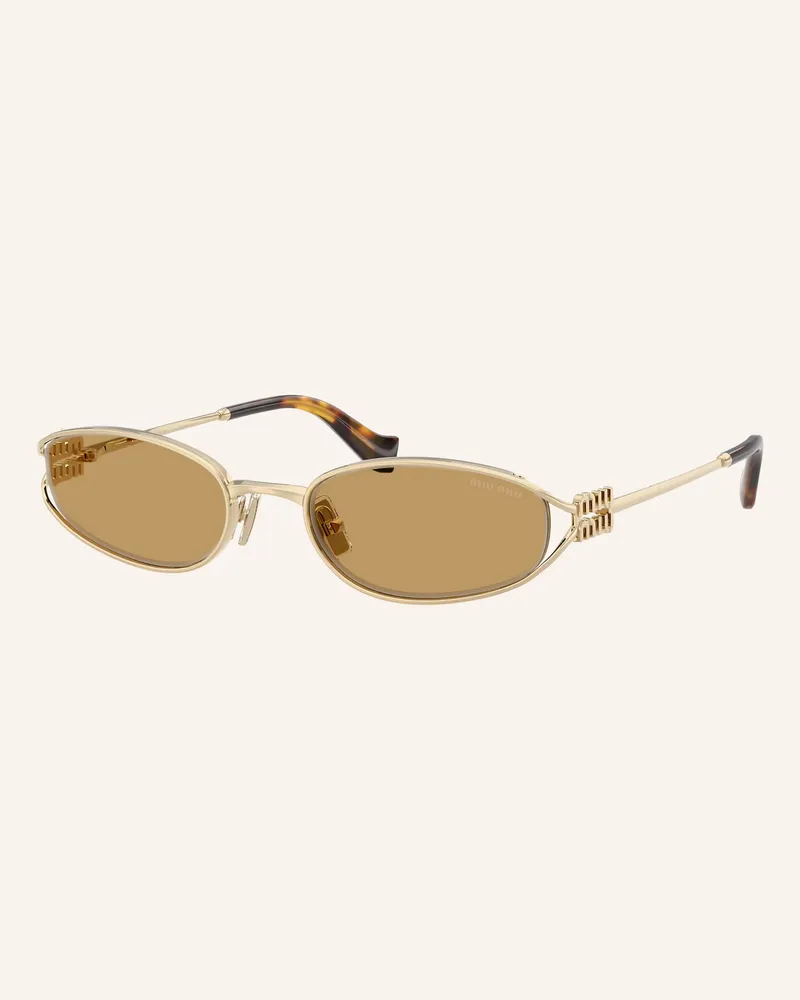 Miu Miu Sonnenbrille Mu c51s gold Gold