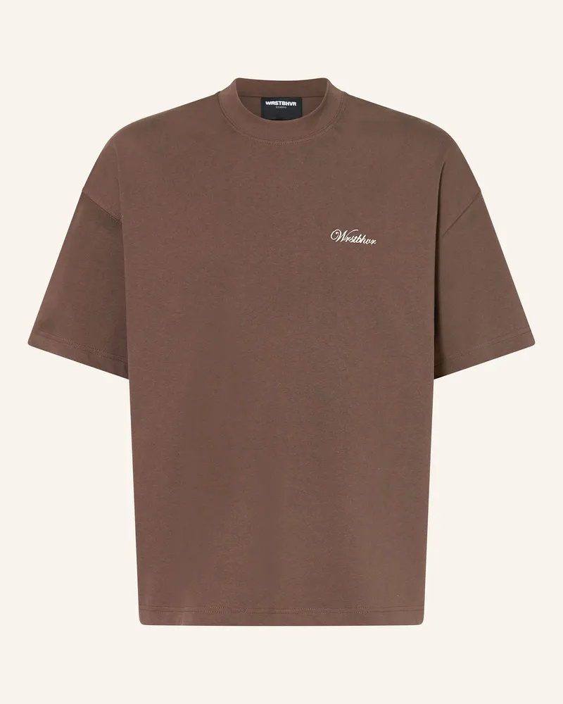 WRSTBHVR T-Shirt CLAYTON Braun