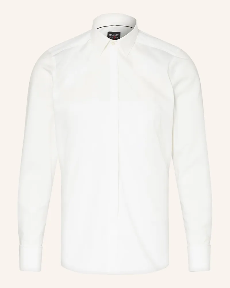 Olymp Hemd Level Five Body Fit Mit Umschlagmanschette beige Ecru