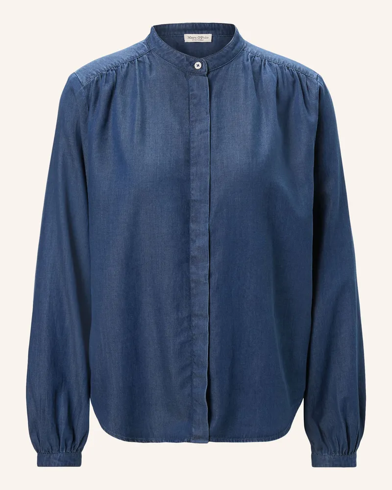 Marc O'Polo Bluse blau Dunkelblau