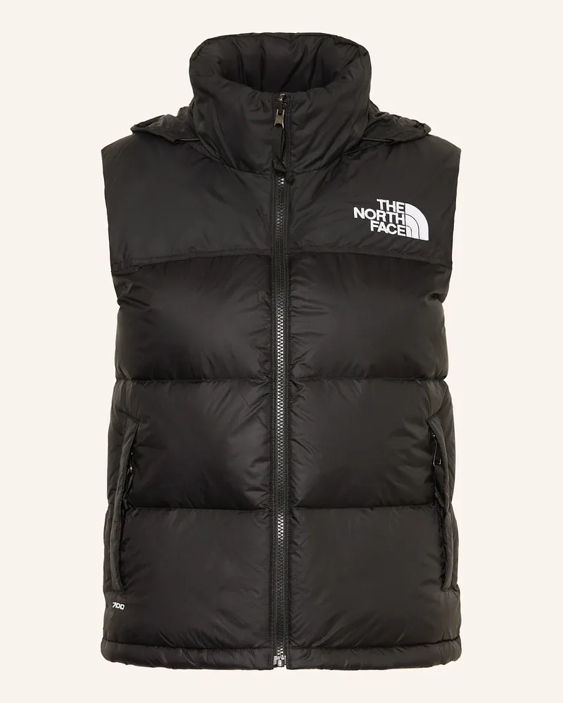 The North Face Daunenweste 1996 Retro Nuptse schwarz Schwarz