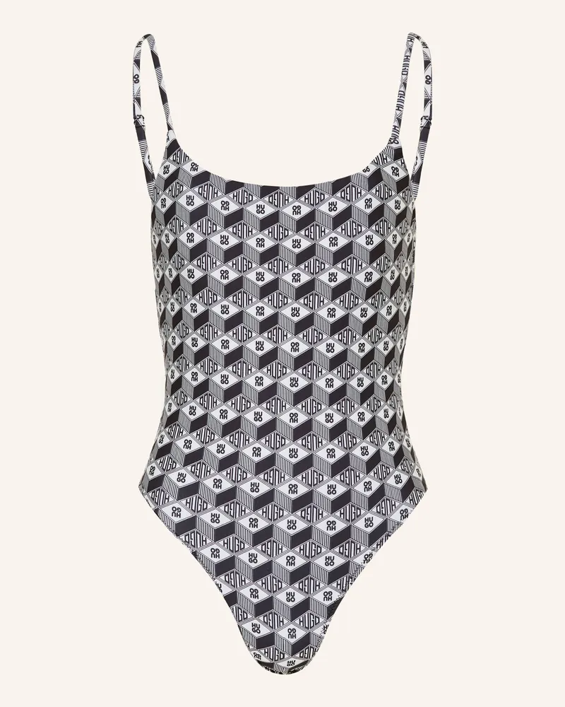 HUGO BOSS Badeanzug PURE Schwarz