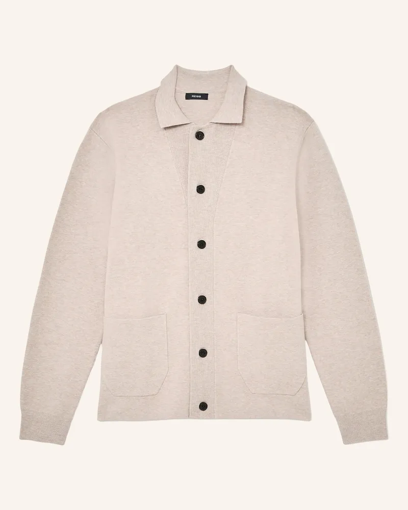 Reiss Strickjacke Plaza beige Beige
