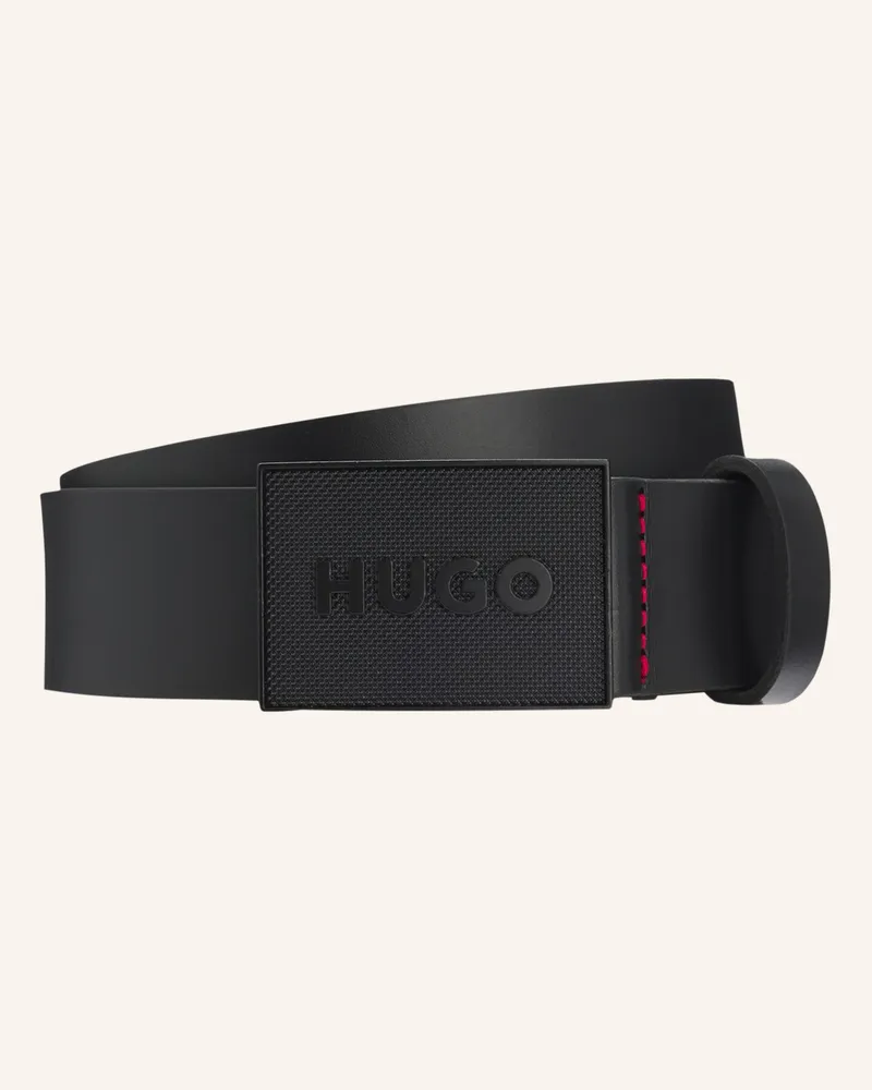 HUGO BOSS Casual Gürtel Gethon_Sz35 schwarz Schwarz