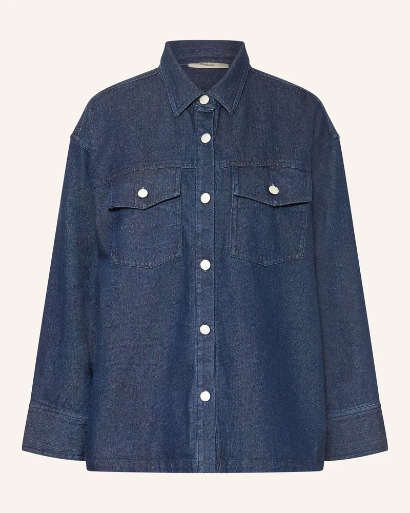 Barbour Jeansbluse Maia blau Dunkelblau