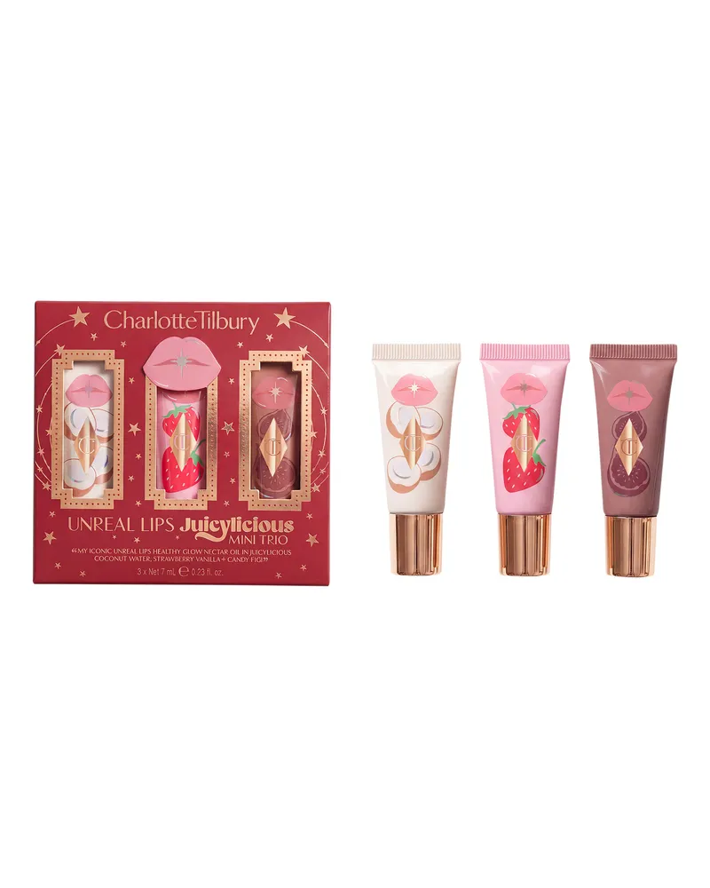 Charlotte Tilbury Unreal Lips Juicylicious Mini Trio Make-up Set N