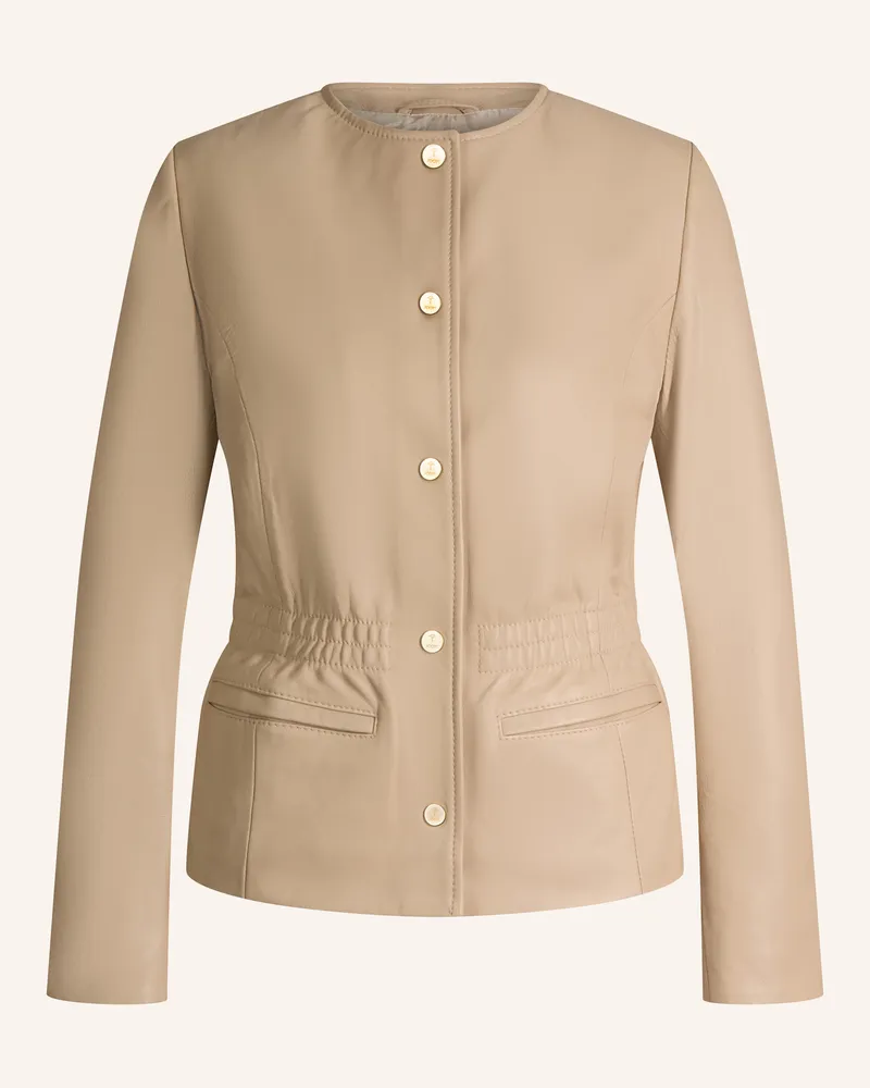 JOOP! Lederjacke beige Beige