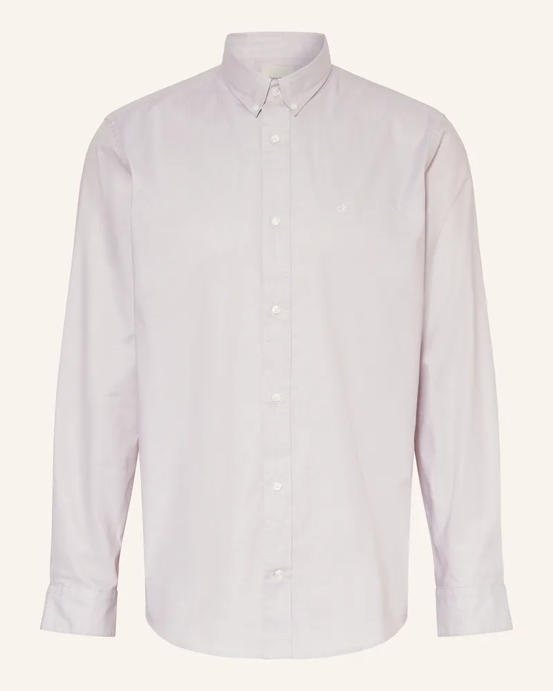 Calvin Klein Hemd Regular Fit Beige