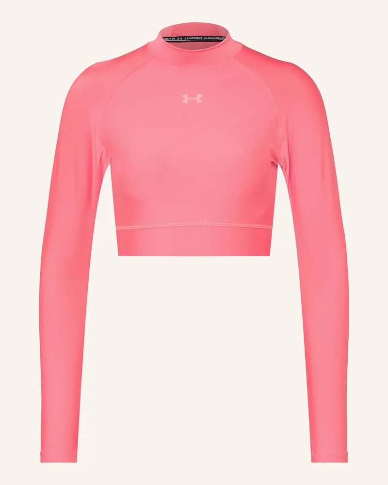 Under Armour Cropped-Funktionsshirt Heatgear® pink Pink