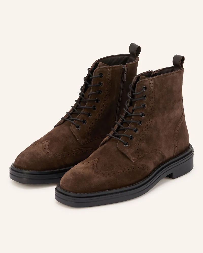 Gant Schnürboots BOGGER Dunkelbraun