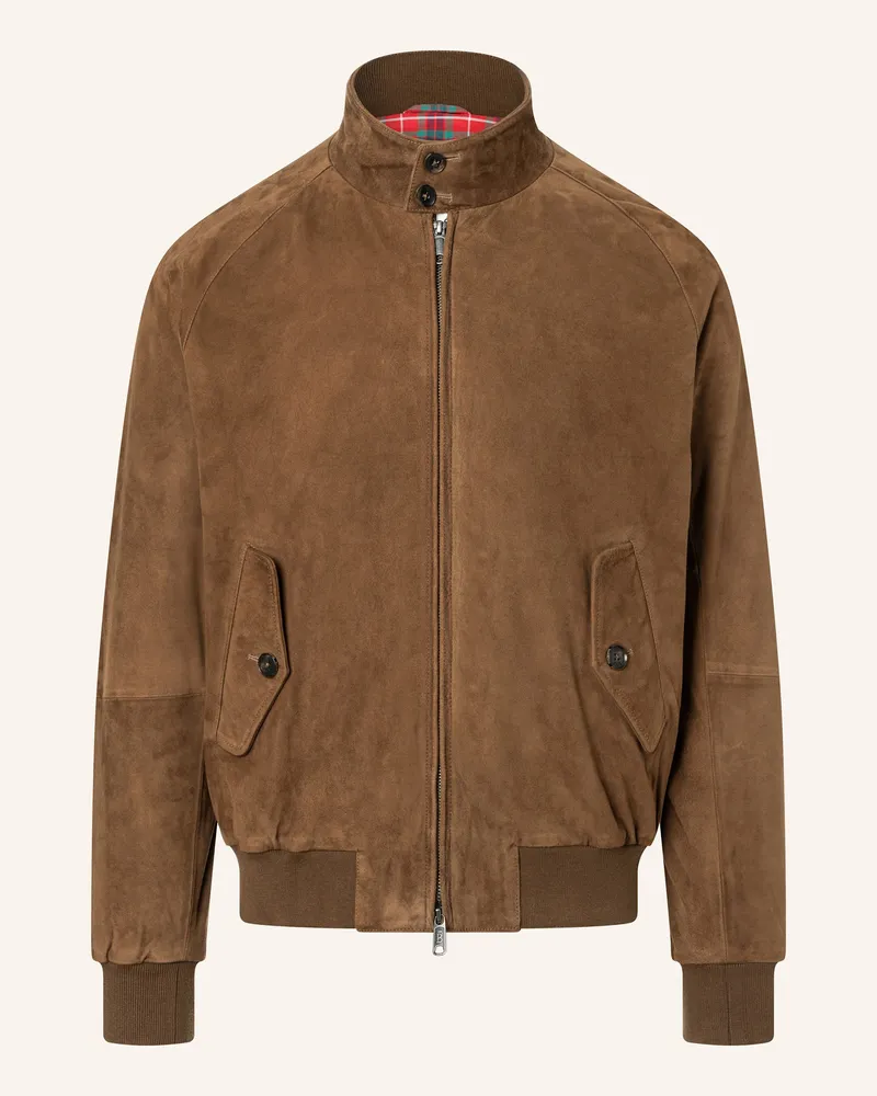 Baracuta Jacke g9 Harrington Suede gruen Oliv