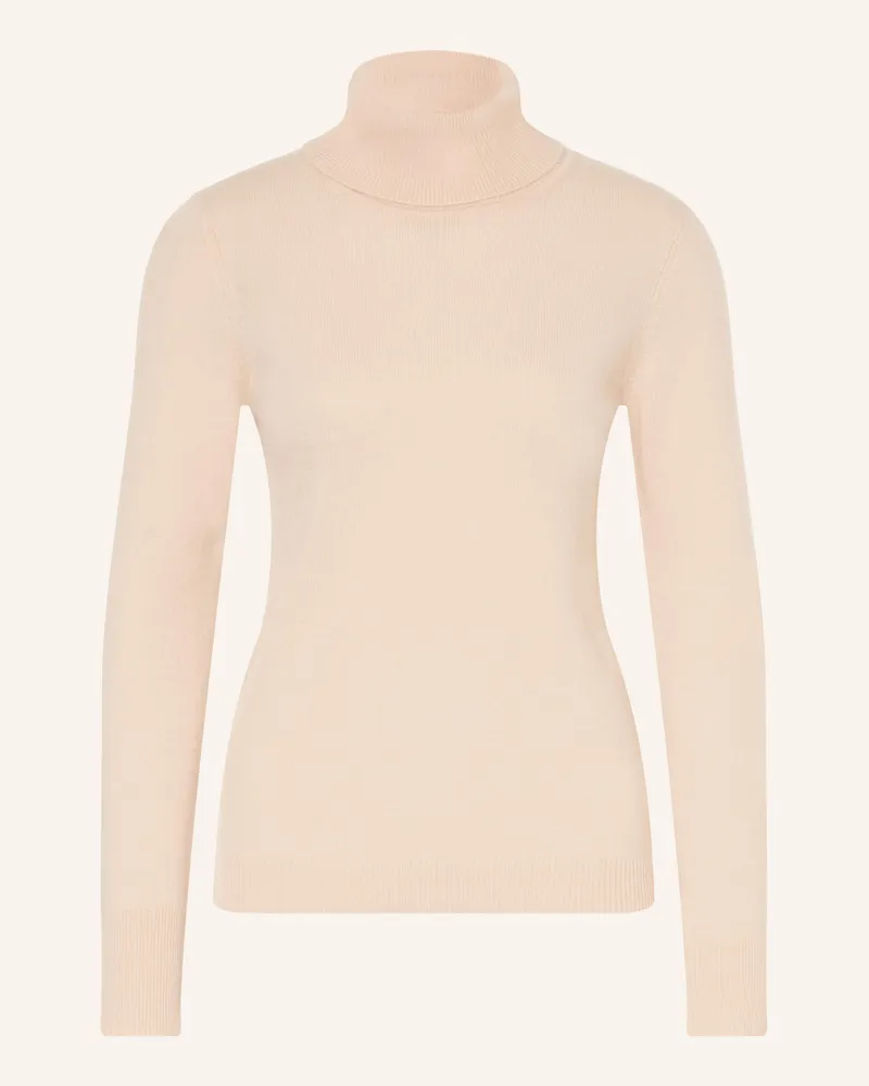 Darling Harbour Rollkragenpullover Aus Cashmere rosa Hellorange