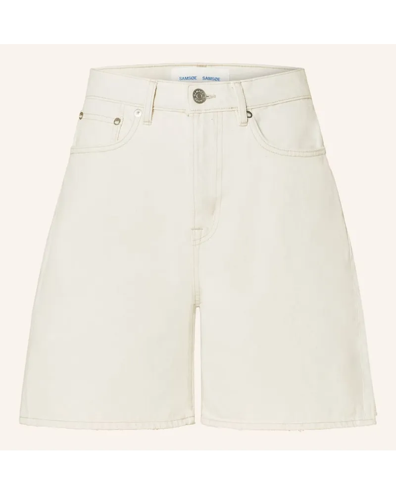 Samsøe & Samsøe Jeansshorts SASHELLY Weiss