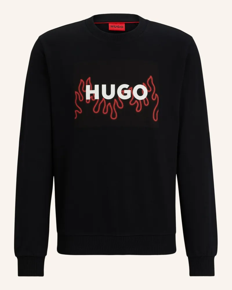 HUGO BOSS Sweatshirt DURAGOL_U241 Regular Fit Schwarz