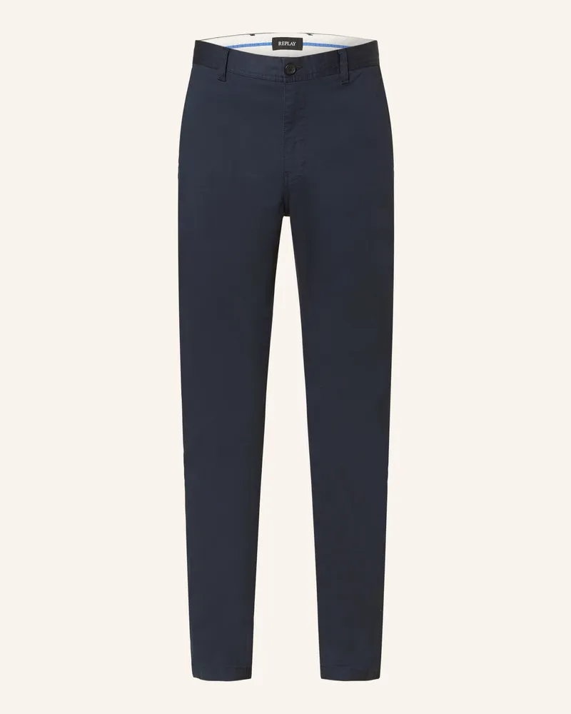 Replay Chino blau Dunkelblau