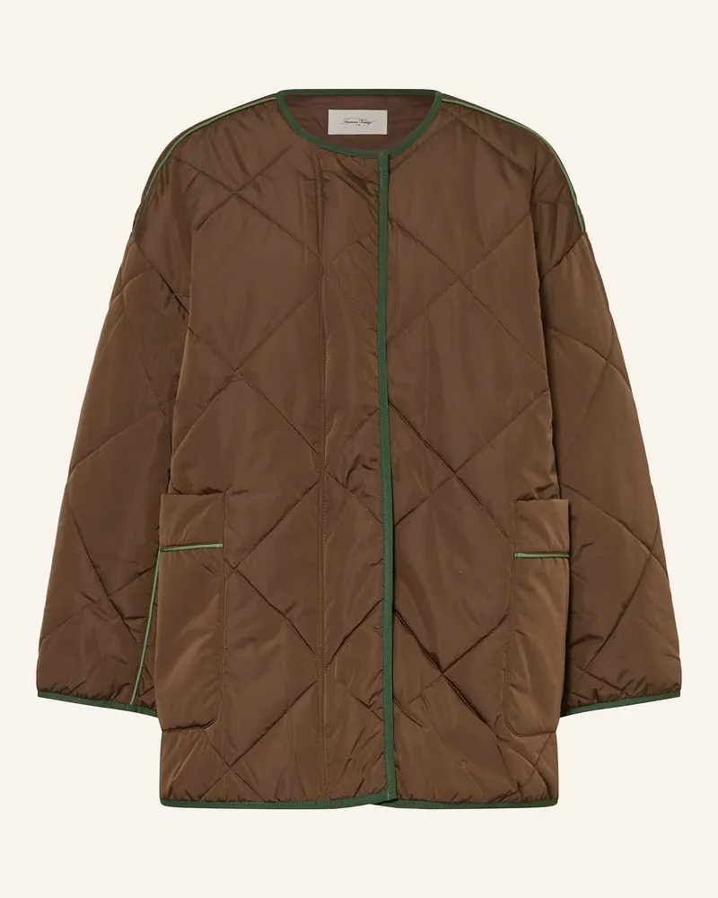 American Vintage Steppjacke Braun