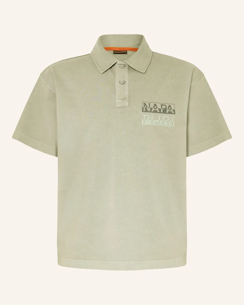 Napapijri Jersey-Poloshirt E-CORTONA Grün