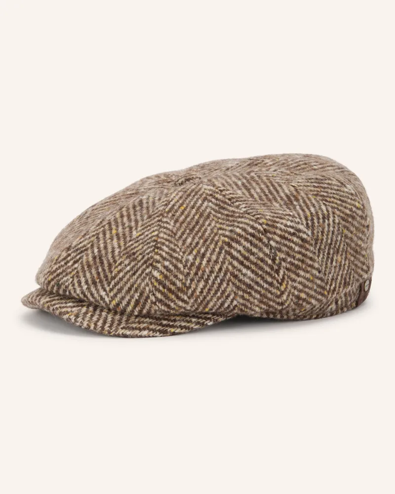 Stetson Mütze Hatteras beige Dunkelbraun