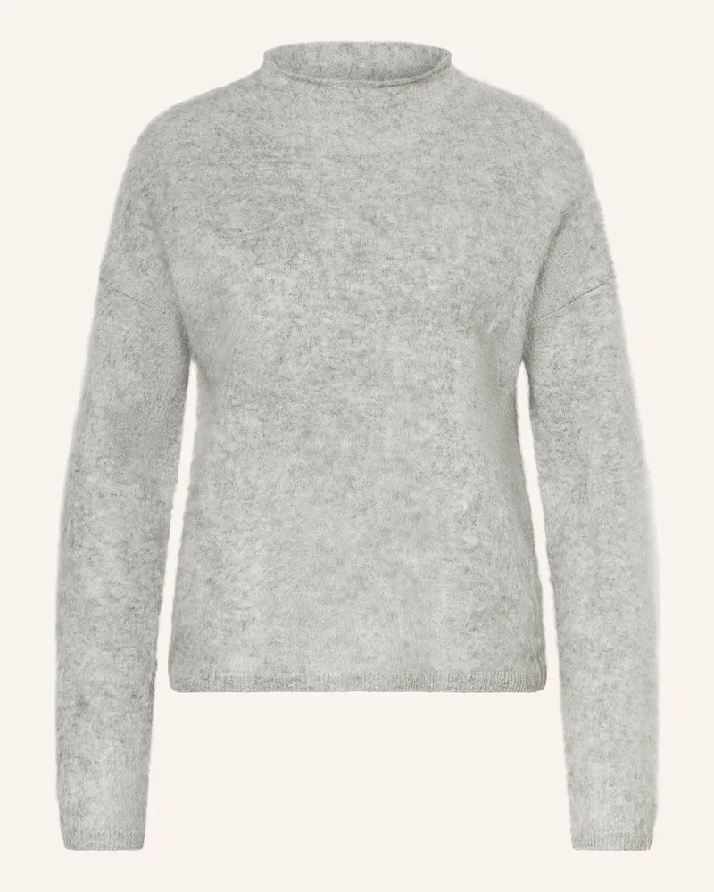 Mrs & HUGS Cashmere-Pullover Hellgrau