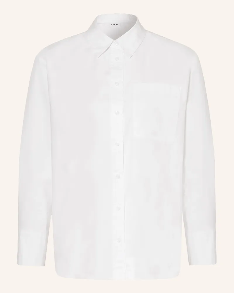 COMMA Hemdbluse weiss Weiss